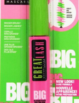 Maybelline New York Great Lash Big Washable Mascara, Blackest Black