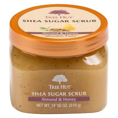 Tree Hut Shea Sugar Body Scrub, Almond & Honey, 18 Ounce