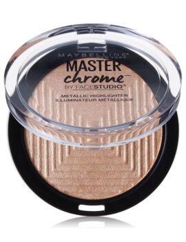 Maybelline New York Face Studio Master Chrome Metallic Highlighter, Molten Gold, 0.24 Ounce