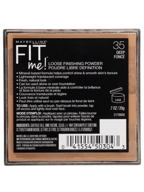 Maybelline New York Fit Me Loose Finishing Powder, Deep, 0.7 Ounce - Image 2