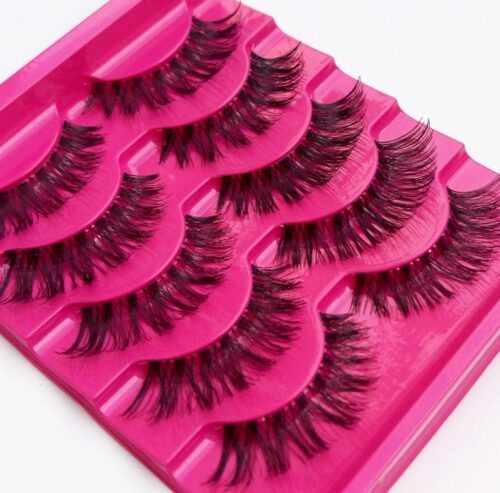 5 pairs Criss Cross False Lashes