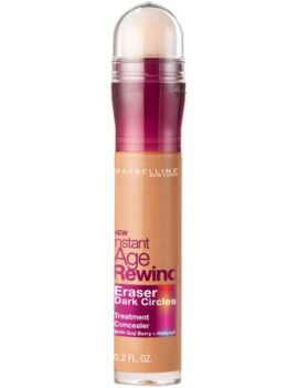 Maybelline Instant Age Rewind Eraser Dark Circles Treatment Concealer, Caramel, 0.2 oz