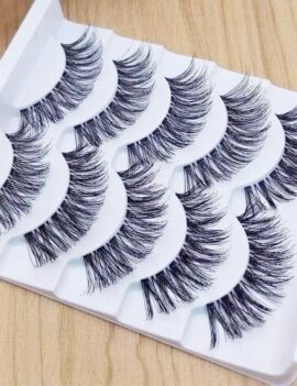 Handmade 5 Pairs Natural False Eyelashes