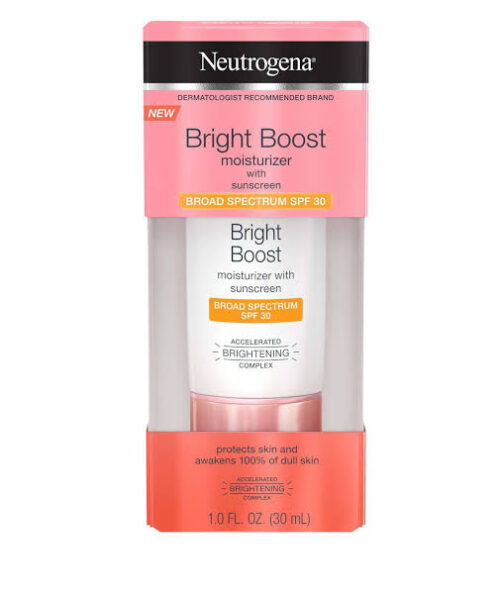 Neutrogena Bright Boost Facial Moisturizer with Broad Spectrum UVA/UVB SPF 30 Sunscreen - 1oz