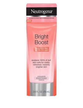 Neutrogena Bright Boost Resurfacing Micro Polish Facial Exfoliator 2.6oz