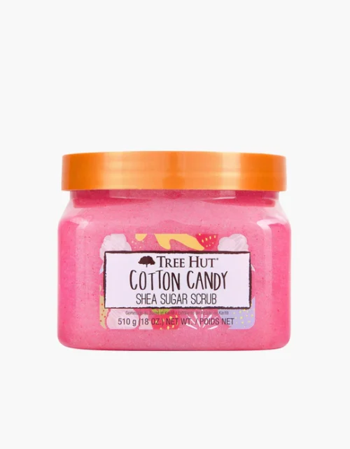 Tree Hut Shea Sugar Scrub, Cotton Candy, 18 Ounce