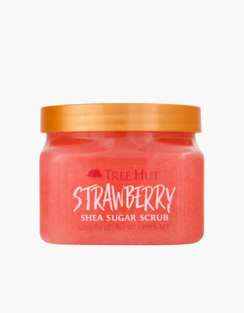 Tree Hut Shea Sugar Scrub, Strawberry, 18 Ounce